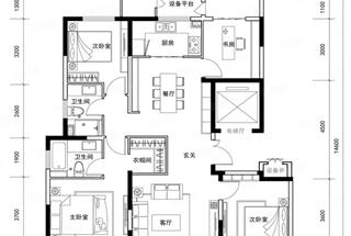 4室2廳2衛(wèi)　141平米