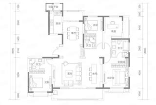 4室2廳3衛(wèi)  193平米