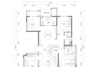 4室2廳2衛(wèi)  138平米