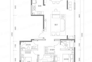 3室2廳2衛(wèi)  150平米