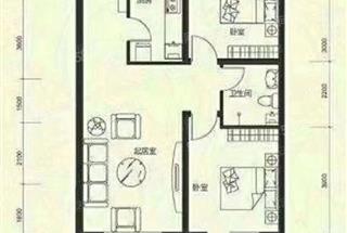 2室2廳1衛(wèi)  92.21平米