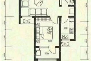 1室1廳1衛(wèi)  61.92平米