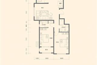 3室2廳2衛(wèi)  110平米