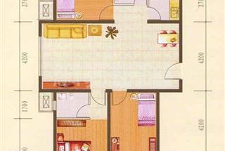 3室1廳2衛(wèi)  122.25平米